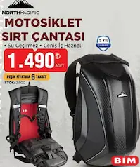 NORTH PACİFİC MOTOSİKLET SIRT ÇANTASI